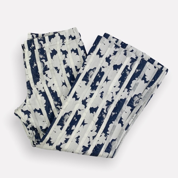 Alexis Blossom Beau Floral Striped Wide Leg Pants